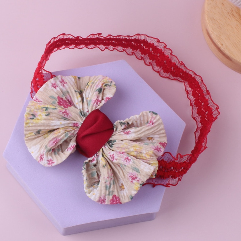Korean Fashion New Cute Bows Newborn Children's Hair Band Baby Turban Hair Accessories Kids Gift for Girls Headband Wholesa