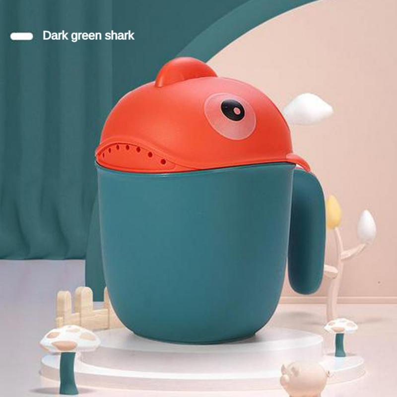 Bath Products Baby Shower Spoons Baby Bath Water Ladle Shampoo Shower Toy Kids Bath Tool Cartoon Child Washing Hair Cup Cute
