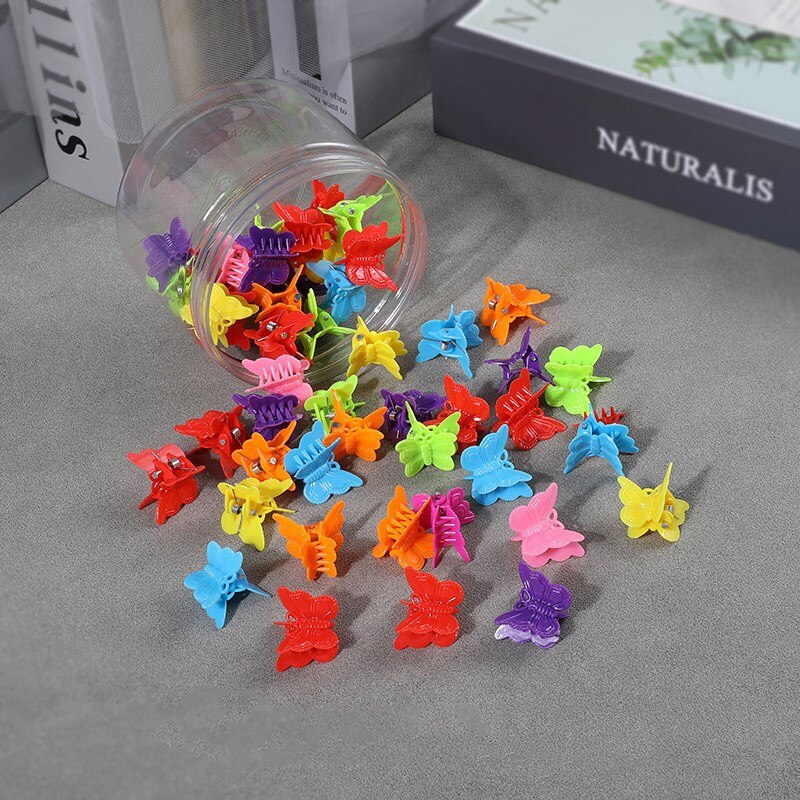 60 PCS Butterfly Hair Clips Baby Girl Hair Clips Mini Cute Clips Hair Accessories Wholesale