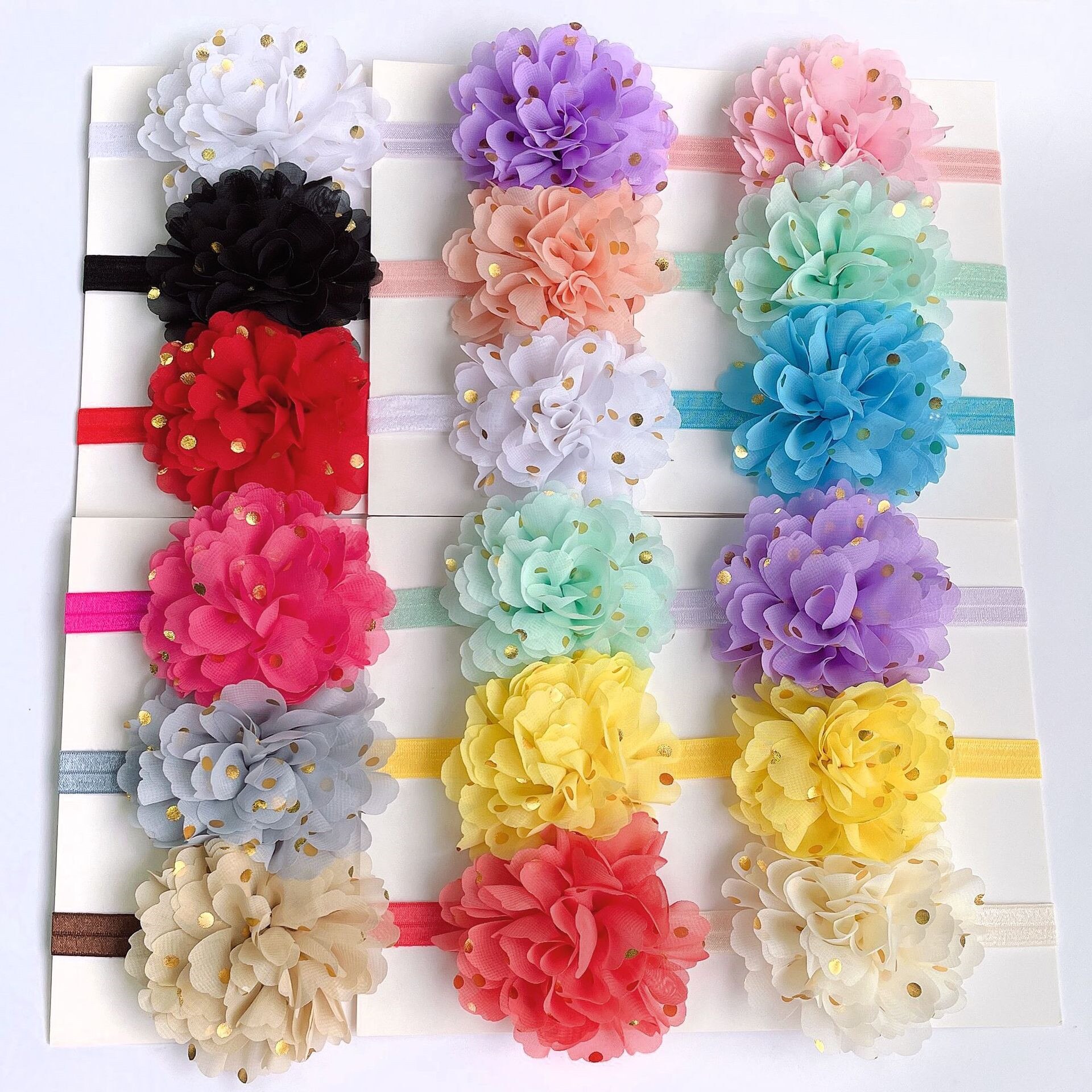 3pcs Baby Hair Accessories Nylon Headdress Children's Hair Band Infant Soft Hair Band Headband Baby Accessories Baby Headba