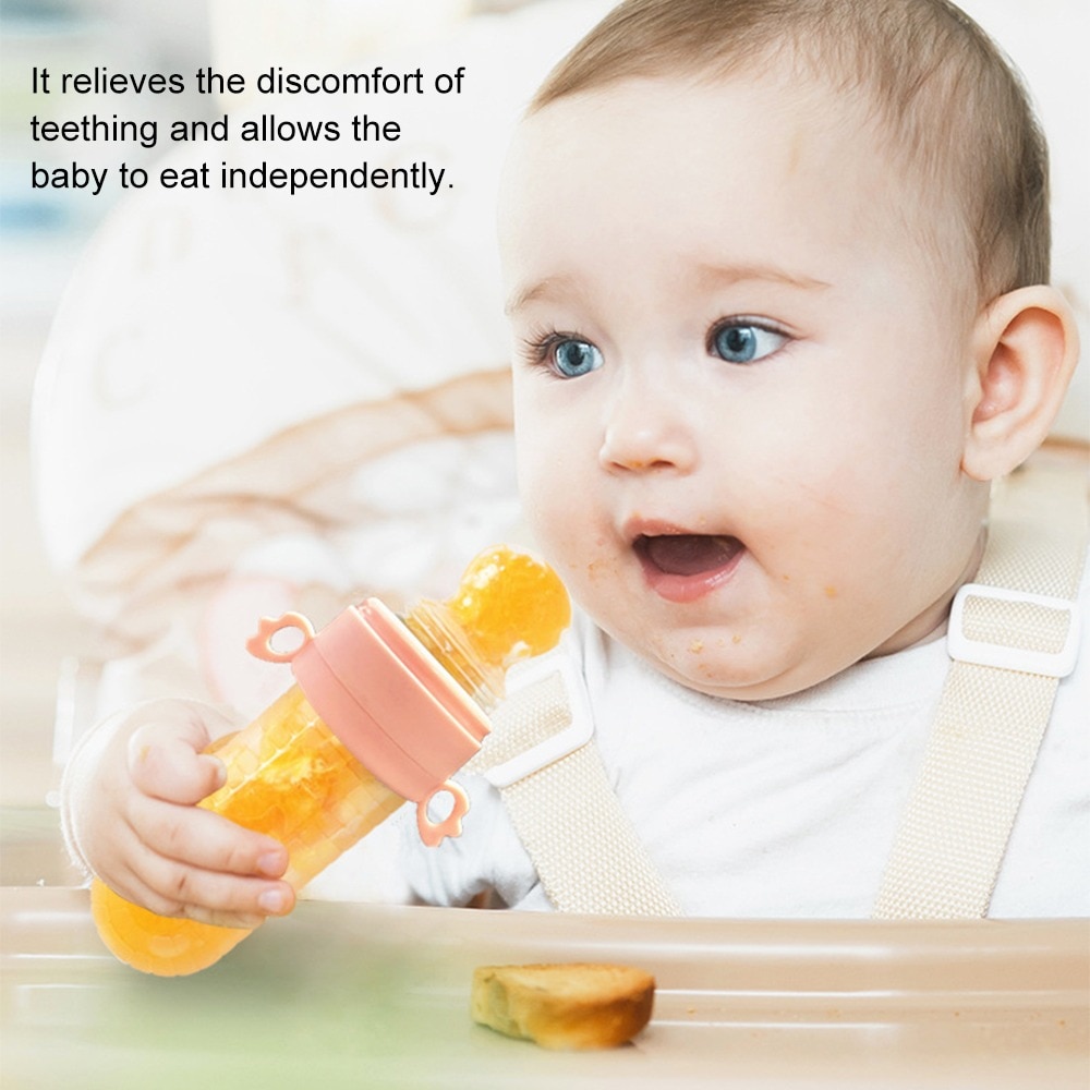 Bite Rice Silicone Pacifier Child Utensils Baby Feeding Bottle Feeder for Newborn Food Feeding