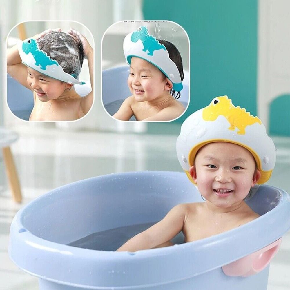 Safe Hair Shield Ear Protection Adjustable Bath Head Cover Hair Wash Hat Shampoo Artifact Baby Shower Cap
