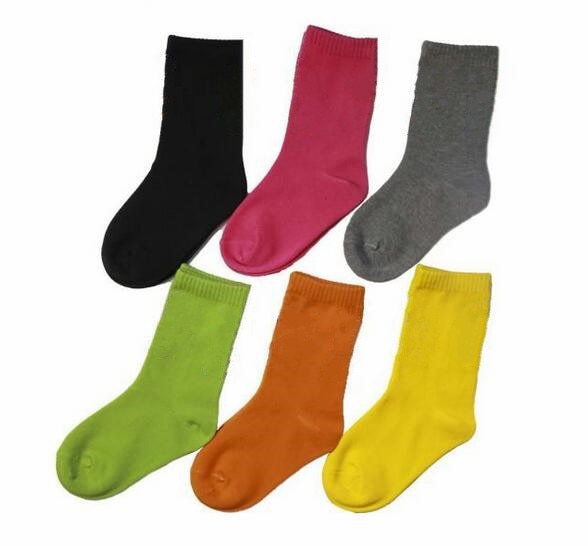 Children Socks 1pairs Infant Kids Boy Girls Baby Unisex Long Socks black Pattern Printed Socks Baby Gifts