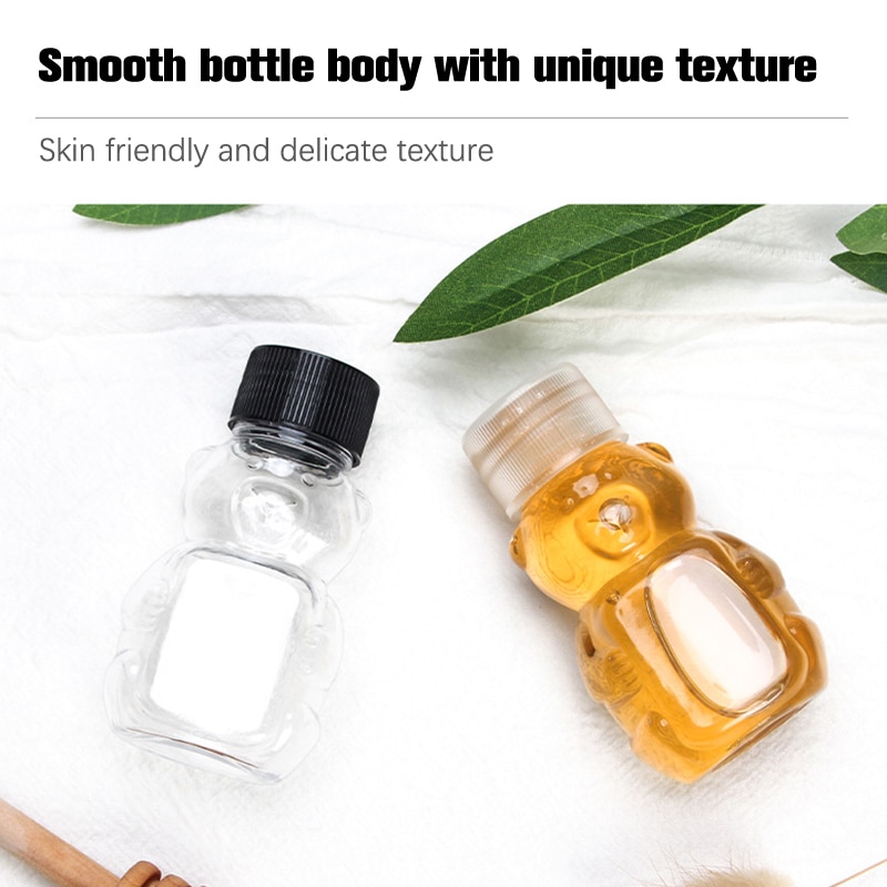 Cute Drinking Cup Portable Bottle Honey Bear Bottle Honey Squeeze Empty Bottle контейнер для еды