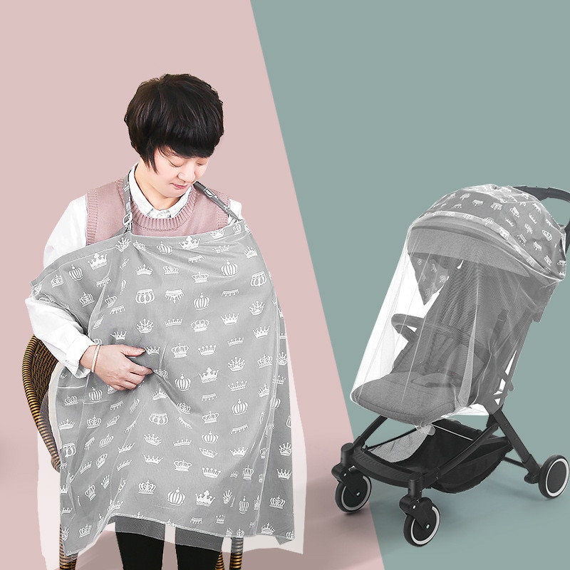 Breathable Mother Nursing Covers Breastfeeding Cover Baby Nursing Mother Outdoor Baby Shawl Feeding Apron Cover Nursing Scarf