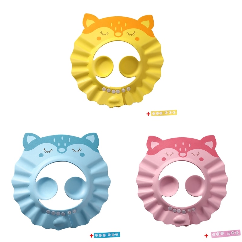 Shower Visor Safety Baby Shower Cap For Washing Hair Infants Safety Adjustable