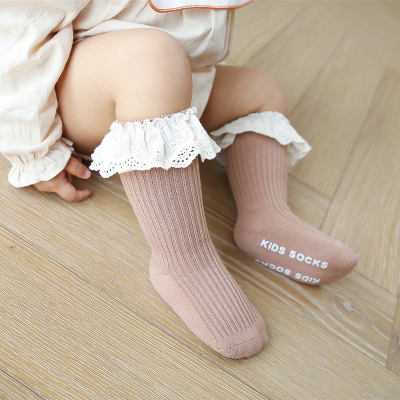 Dispensing Non-slip Floor Socks Baby Girls Leg Warmer Knee High Socks Cotton Cute Socks Kid for Boy Unisex Toddler Cartoon Socks