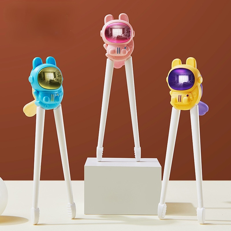 Cartoon Learning Chop Sticks Reusable Training Chopsticks Cute Chopsticks For Kids Cute Children Tableware Convenient Non-slip