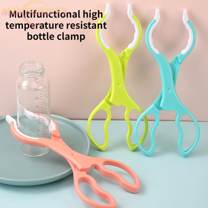 Multi Functional High Temperature Resistant Bottle Clip Baby Tweezers Clamp Skid Anti-Slip Removable Easy To Clean Bottle Clip