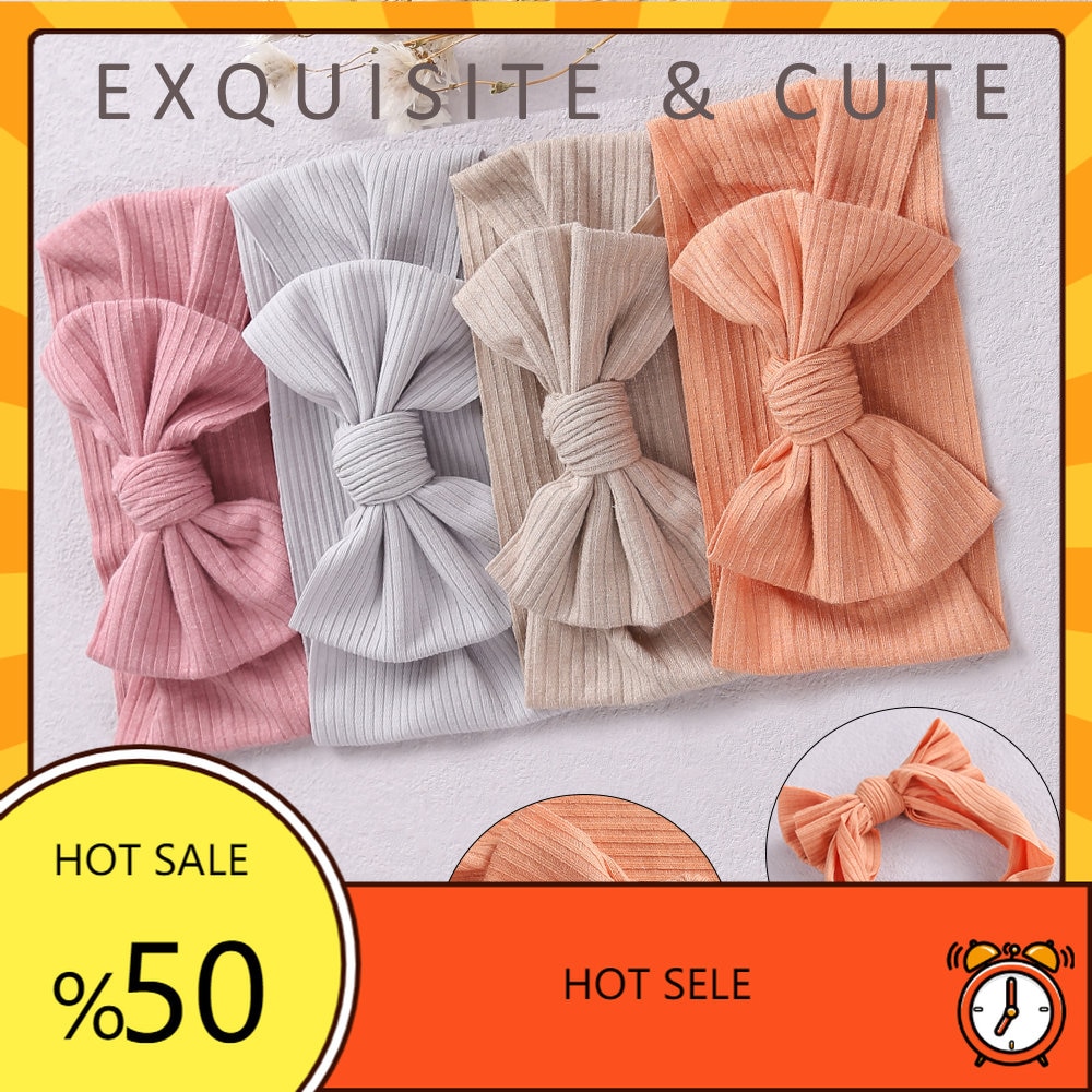 1Pcs Kid Baby Headwrap Baby Girl Headband Solid Color Hair Band Toddler Turban Photography Supplies Birth Gift Hair Accessories