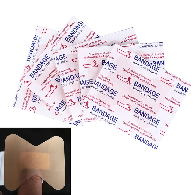 10Pcs Kids Children Adult Disposable Waterproof Adhesive Bandage First Aid Breathable First Aid Kit Medical Hemostatic Stickers