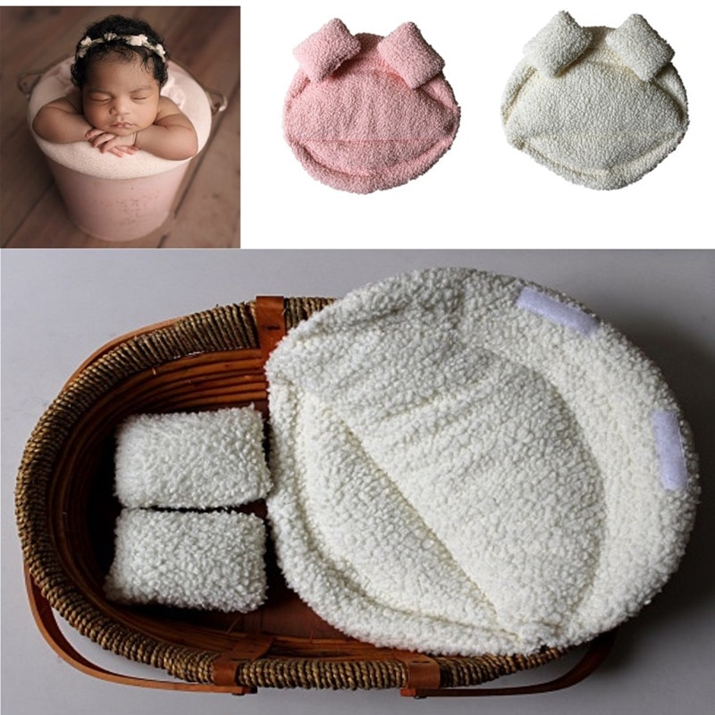 Newborn Baby Photography Props Posing Pillow Basket Filler Baby Photoshoot Props Photo Prop Cushion Blanket Backdrops