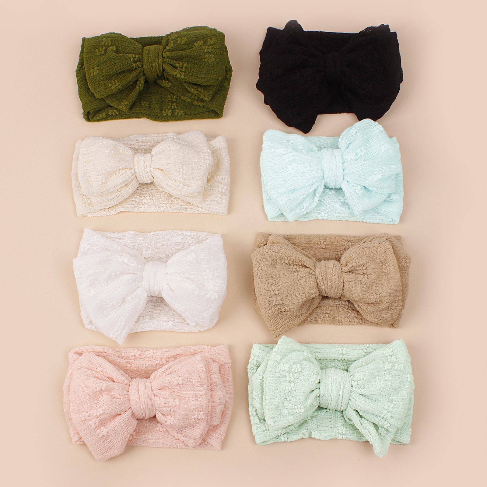 New Baby Headband For Girls Bow Knot Elastic Baby Girl Headbands Children Turban Soft Kids Headwear Hair Accessories