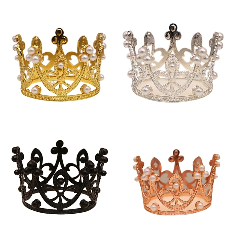 Mini Crown Props Newborn Photography Props Little Child Photoshoot Crown Hat Fotografia Accessories Birthday Party Props G99C