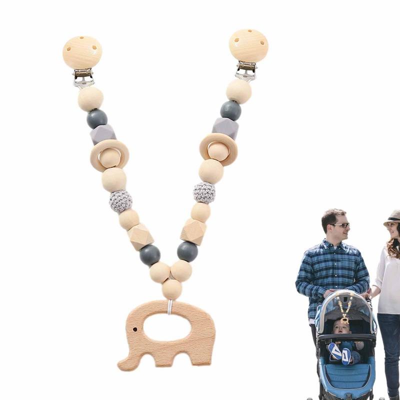 Stroller Toys Wooden Mobile Chain Toy With Pendants Flexible Toy Gift For Babies And Toddlers From Newborns Upwards