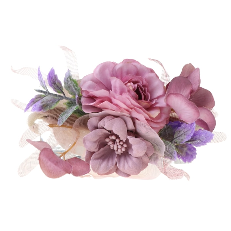 Baby Girls Floral Headband Infant Toddler Knot Headband Children's Hair Accessories Floral Hair Band Newborn Photo Decor