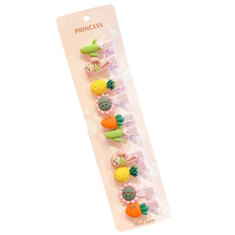 Lovely Hairpins for Girls Baby Girl Side Bangs Clip Hair Barrettes Cloth Hairpin