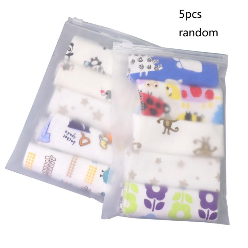 Random Print Baby Bibs Newborn Stuff Baby Feeding Bibs Cotton Baby Accessories Skin-friendly Burp Things for Babies