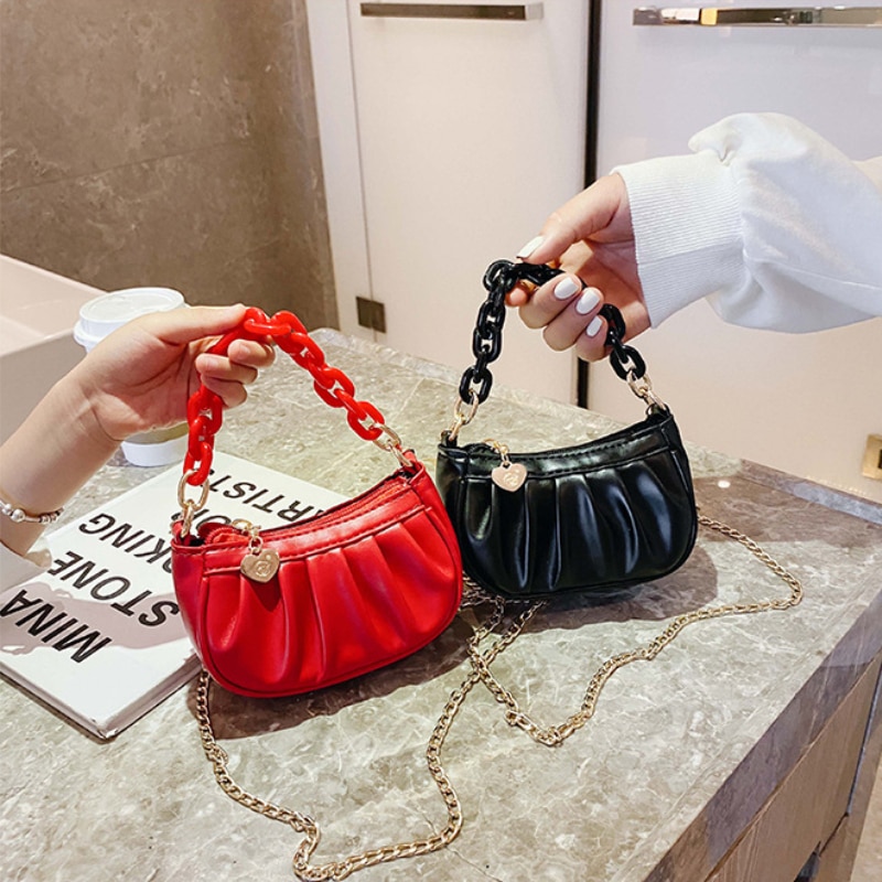 Cute Crossbody Bags for Women Kids Small Coin Wallet Pouch Baby Girls Party Children's Mini Clutch Bag Accessories Bag Purs