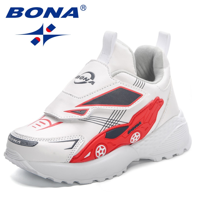 BONA 2023 New Designers Sports Shoes Summer Girls Single Sports Shoes Boys Casual Lightweigt Running Shoes Kids Walking Shoes