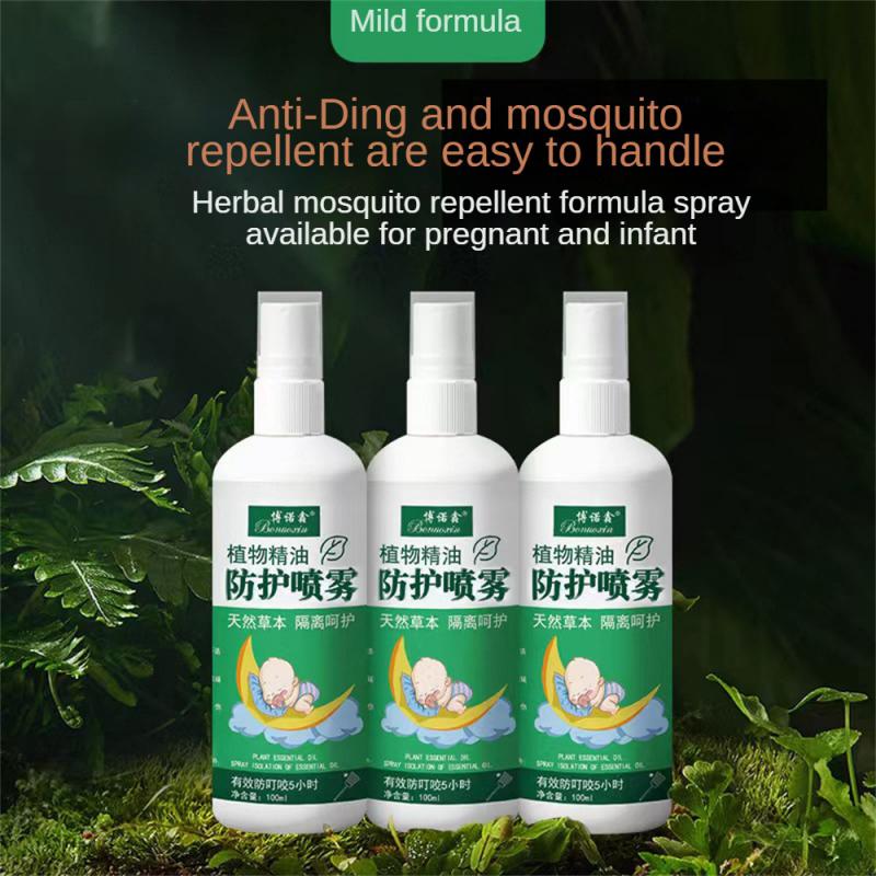 Antibacterial Mosquito-resistant Portable Protective Liquid Outdoor Plant Essential Oil Anti-mosquito Spray Household Supplies