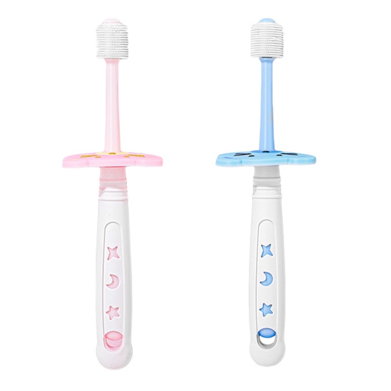 Baby Toothbrush 360 Degree for nano Teethbrush Soft Bristles for 1-6 Years Old C