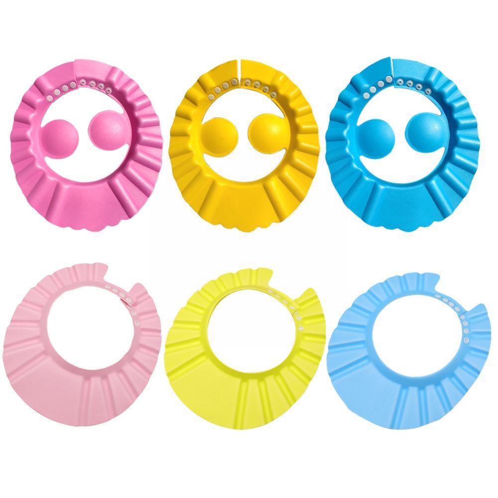 Safe Shampoo Shower Bathing Bath Protect Soft Cap Hat For Baby Wash Hair Shield Bebes Children Bathing Shower Cap Hat Kids C8Z5