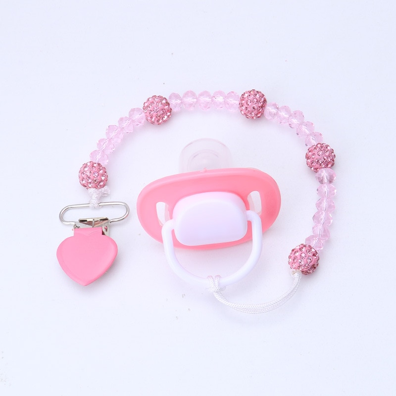 Baby Boy Girl Soother Chain Baby Pacifier Clips Chain Pacifier Holder Clip For Nipple Anti-drop Chains Gifts