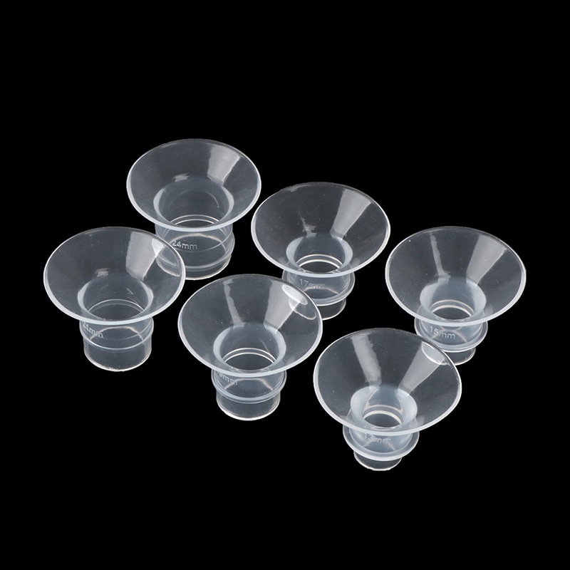 New 1pcs 13/15/17/19/21/24mm Breast Pump Funnel Inserts Plug-in Different Caliber Size Converter Small Nipple Horn Adapter