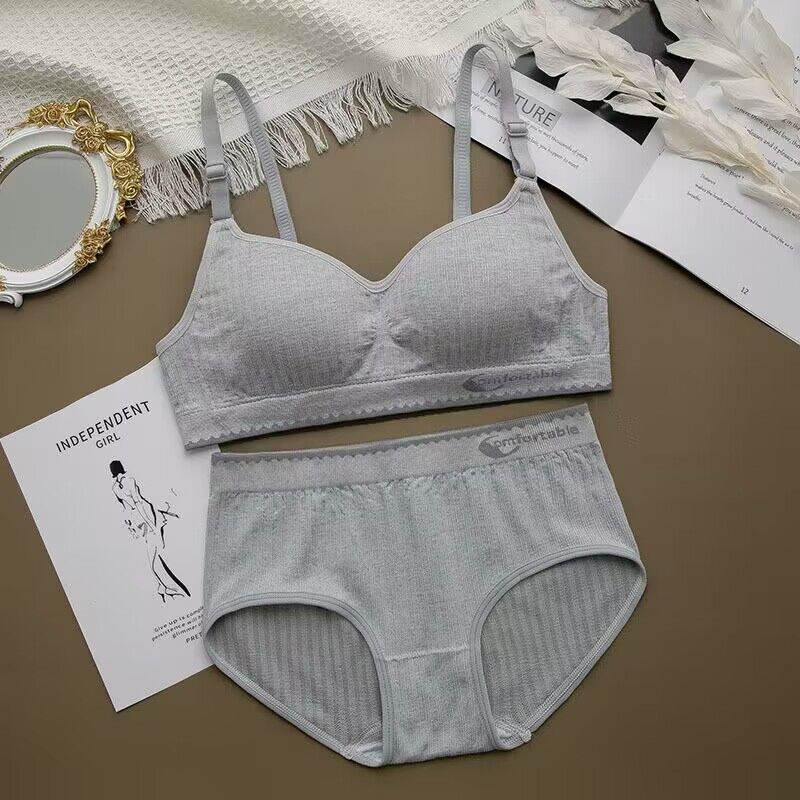 Girls Elastic Wrap Breast Girls' Growth Training Bra Underwear Sets Breathable Comfort Bra Set