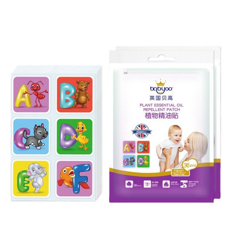 Multicolour Close-fitting Protection Mosquito Stickers Cartoon Anti-mosquito Stickers Outdoor Mosquito Patch 6pcs Summer