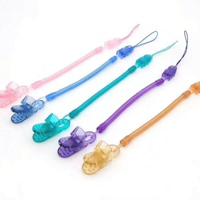 Fall Prevention Pacifier Chain A Variety Of Colors Dummy Pacifier Clip Anti-fall Buckle For Pacifier Pacifier Clip Cartoon