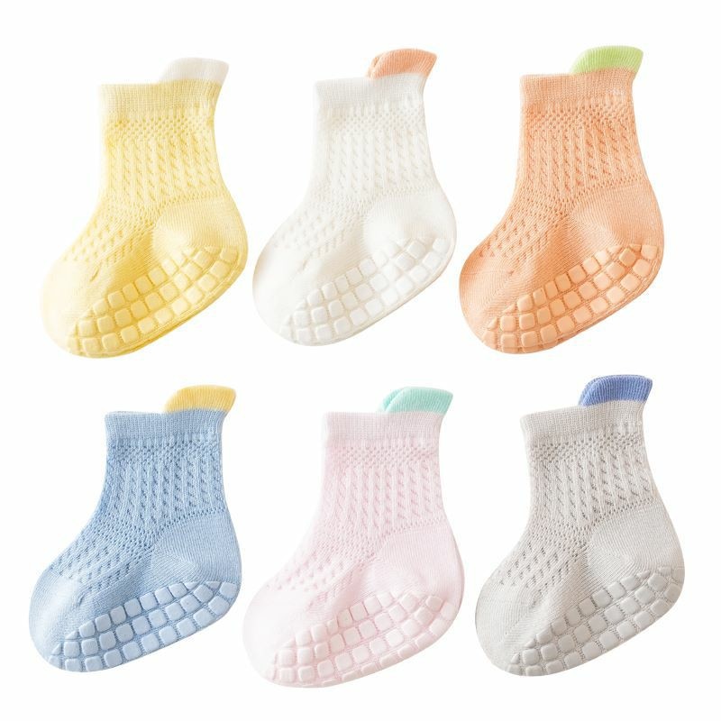 Baby Socks Mesh Thin Non-Slip Socks For Boys Baby Toddler Socks Breathable Cotton Girls Infants Socks
