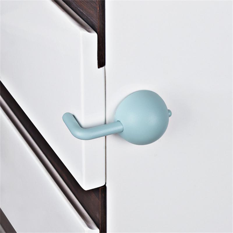 Household Plastic Locker Buckle Multifunctional Children Drawer Lock Baby Care Baby Safety Drawer Lock Anti-pinching Hand 1pcs