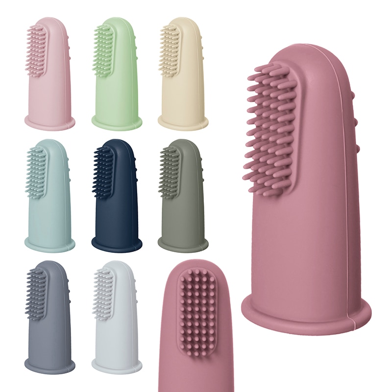 1/5pcs Baby Toothbrush Children 360 Degree Soft Finger Child Toothbrush Teethers Brush Silicone Kids Teeth Oral Care Cleaning