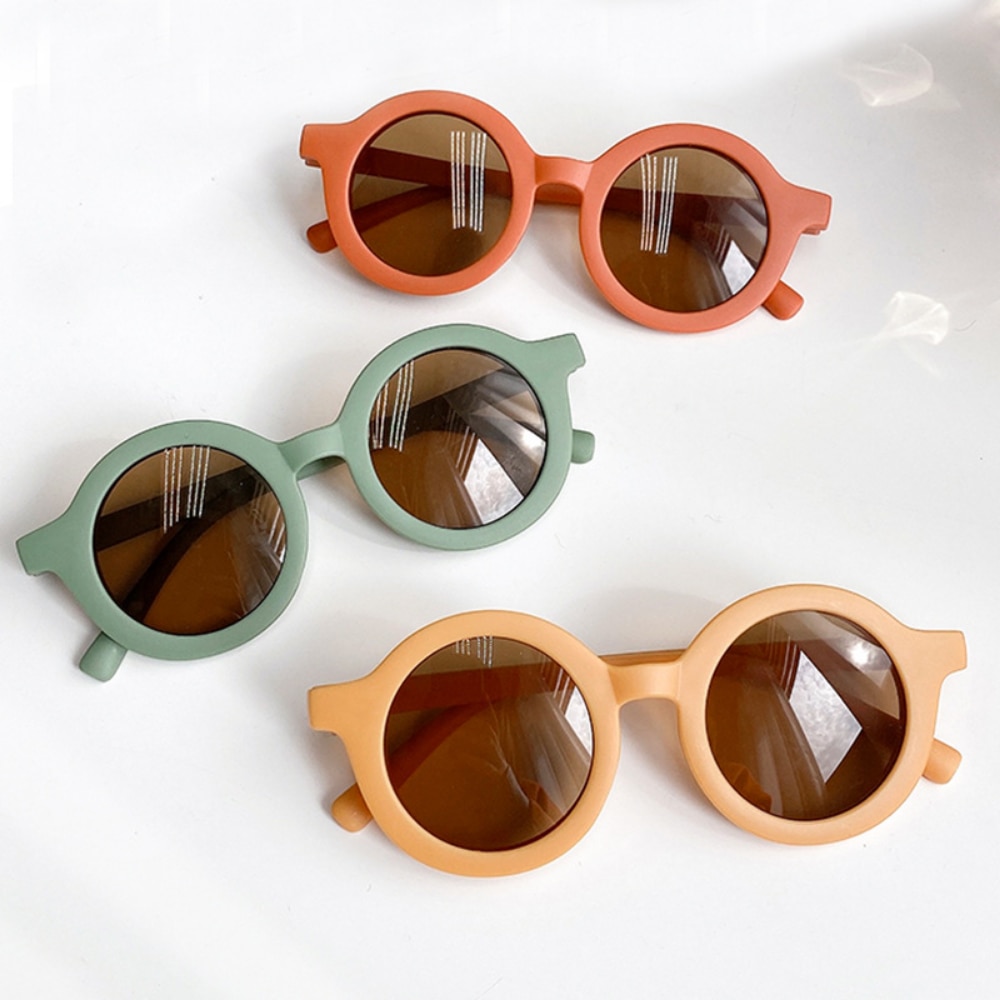 Kids Personality Outdoor Sun Protection Sunglasses Boys Girls Colors Protect Eyes Baby UV400 Sunglasses Children Sunshade Mirror