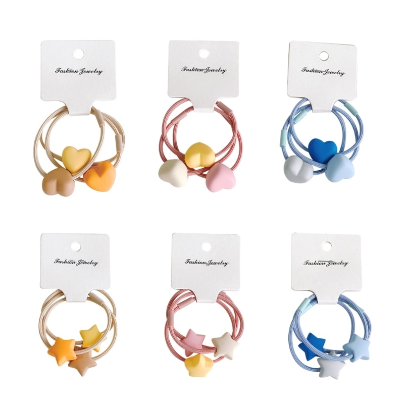 Toddlers Hair Ties for Girls Small Hair band Soft Cute Ponytail Elastic Holders Hair Accessories for Baby Girls Infants H37A