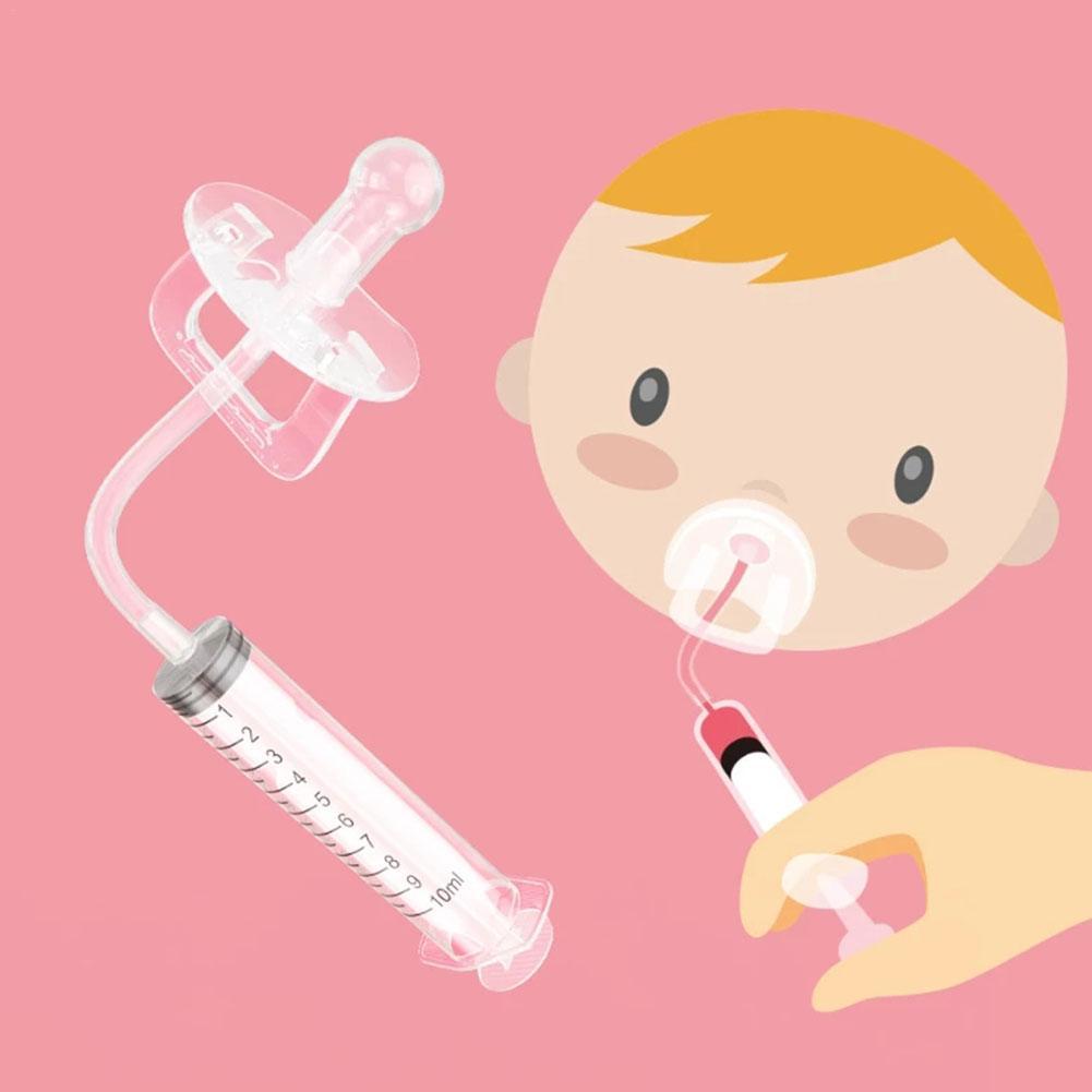 Baby Pacifier Medicine Feeder Dropper Dispenser Transparent Smart Medicine Dispenser Feeder Squeeze Medicine Feeding Utensils