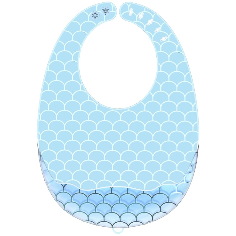 Baby Ultra-thin Silicone Bibs Kids Toddler Baby Lightweight Adjustable Waterproof Bib Foldable Storage Lunch Feeding Stuff