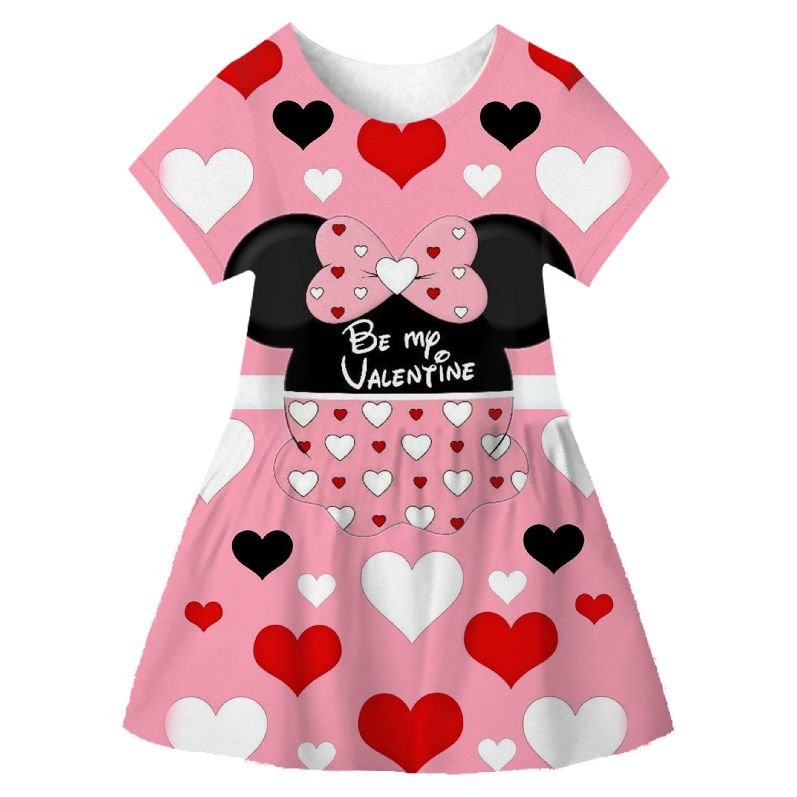 Minnie Mouse Baby Girls Dresses Costumes Baby Birthday Dress Role-play Party Wear Disney Series Cartoon Casual One Piece Skirts