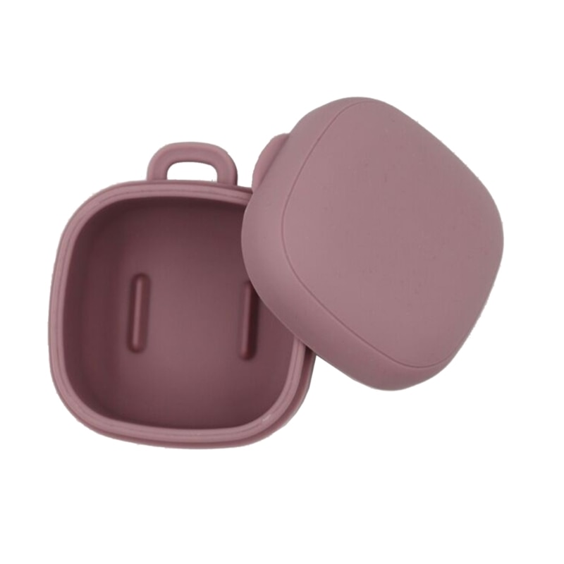 Pacifier Storage Silicone Dummy Holder Hangable Safety Nipple Organize Box