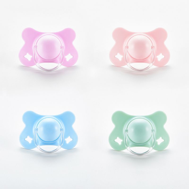 for butterfly Shape Pacifier Dummy Nipples Flat Round for Head Soother Flat Teat N1HB