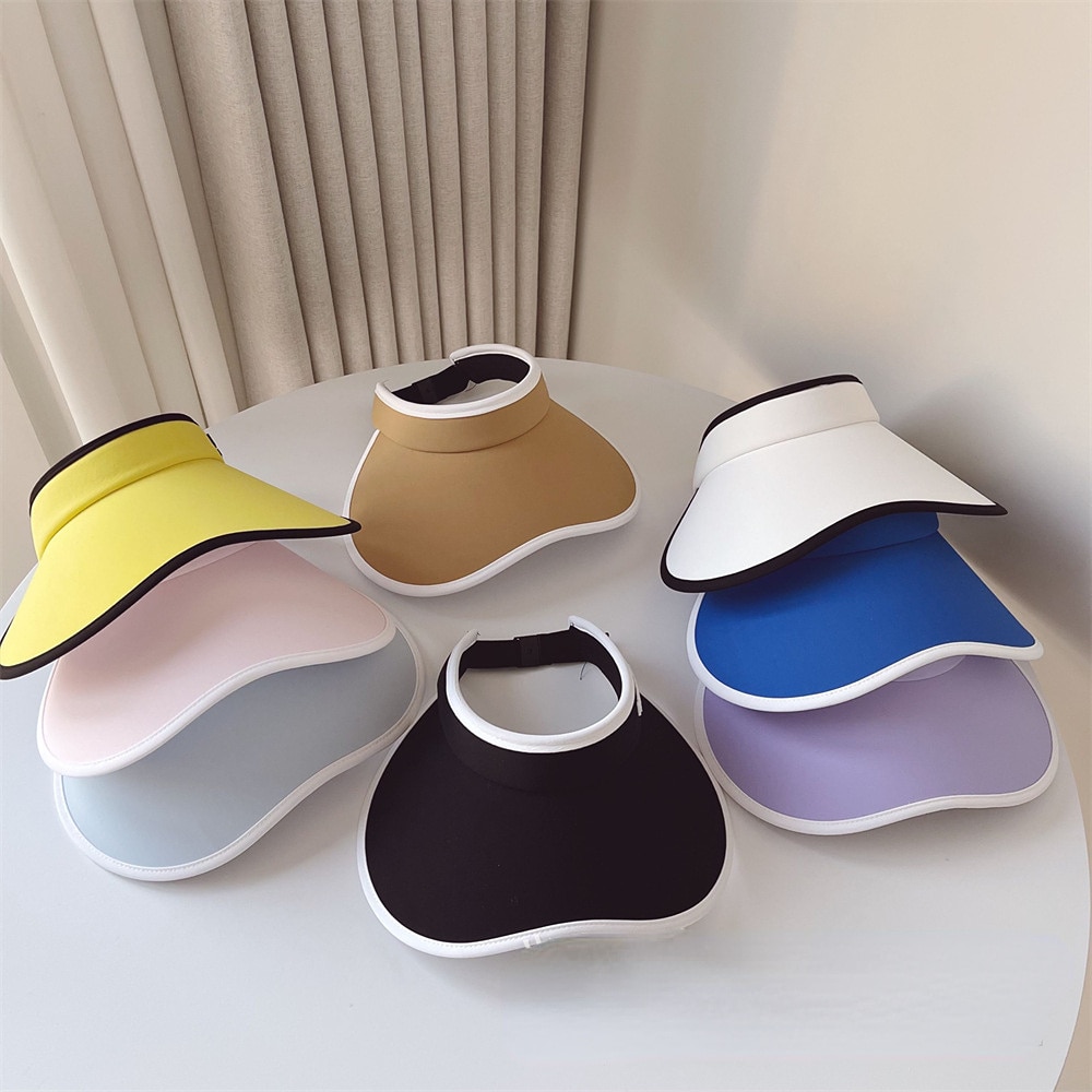 Korean New Kids Large Brim Hat Children Outdoor Sun Hats Caps Summer Hat for Kids Boys Girls Child Beach Hat 2-12years Old