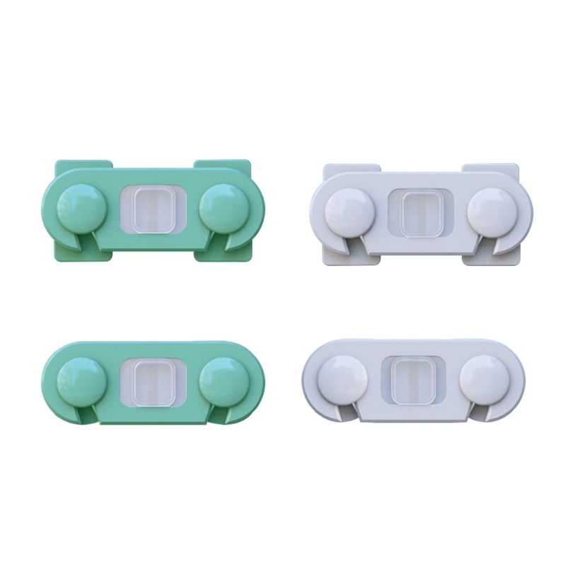 57EE Child Safety Lock Security Drawer Locks for Kitchen Baby Proofing Cabinet Lock Toddler Safety Protect Lock for Parents