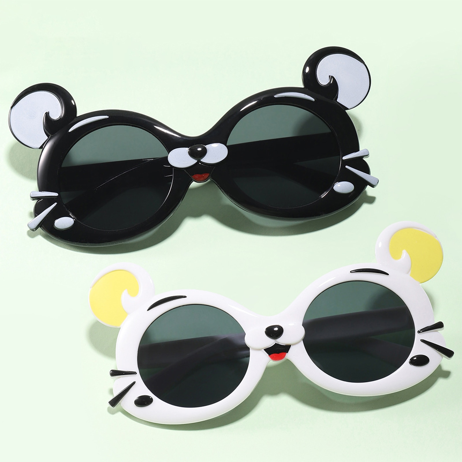 Mildsown Toddler Baby Girls Boys Animal Sunglasses Funny Anti-UV Tiger glasses Outdoor Costume Accessory for Photography