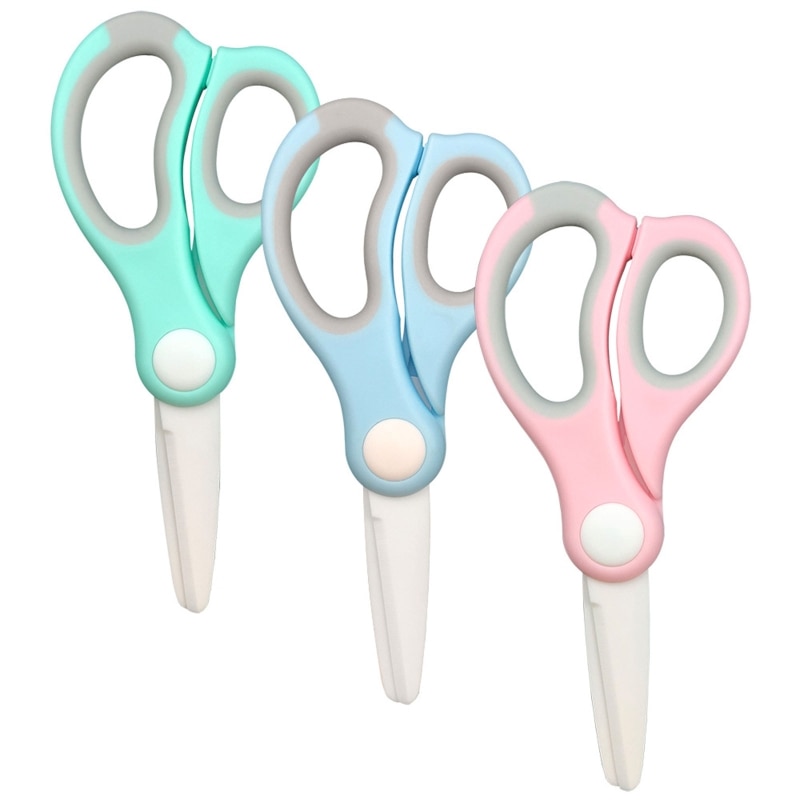 Baby Mills Ceramic Scissors Portable Infant Feeding Aid Scissors with Shear for CASE Scissors Baby Supplies Baby
