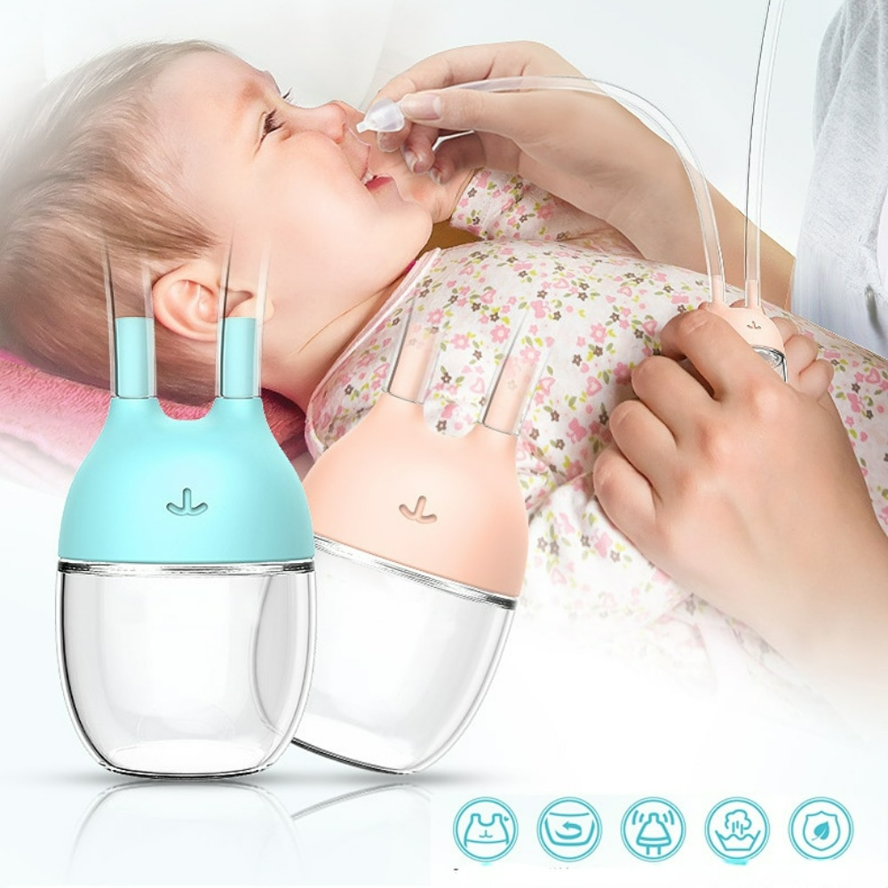 Practical Simple Newborn Nose Washer Children's Nasal Congestion Cleaner Through The Nose Cleaner Baby Nasal Cleaning Artif