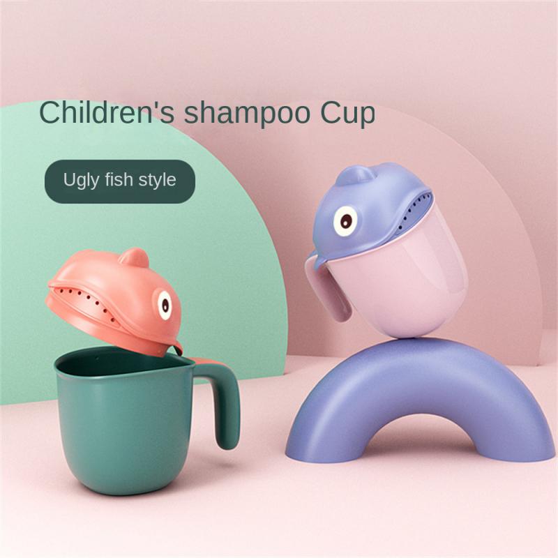 Bath Products Kids Bath Tool Cute Child Washing Hair Cup Shampoo Cup Baby Shower Spoons Shampoo Shower Toy Toddle Shampoo Cup