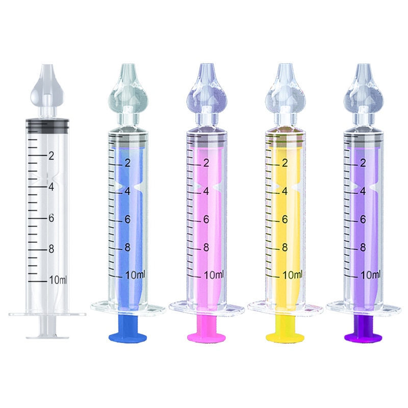 10ML/20ML Safe Baby Nose Cleaner Syringe Silicone Nasal Aspirator For Baby Infant Nasal Washer Needle Tube Cleaner Newborn Care