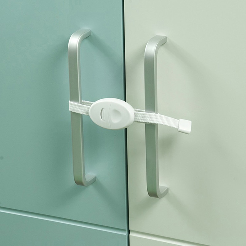 Refrigerator Cabinet Door Drawer Child Safety Locks Baby Kids Toddlers Infant Security Protection Cabinet Window Door Interlocks